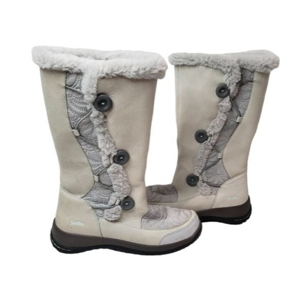 Jambu Baltic Mid Calf Faux Fur Snow Boots Size 7.5